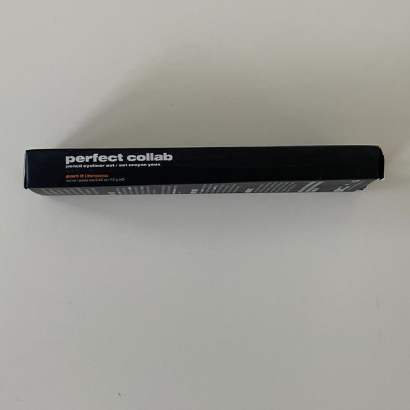 BEAUTY FOR CERTAIN  BFC perfect collab eyeliner duo navy + bronze New - Picture 5 of 8